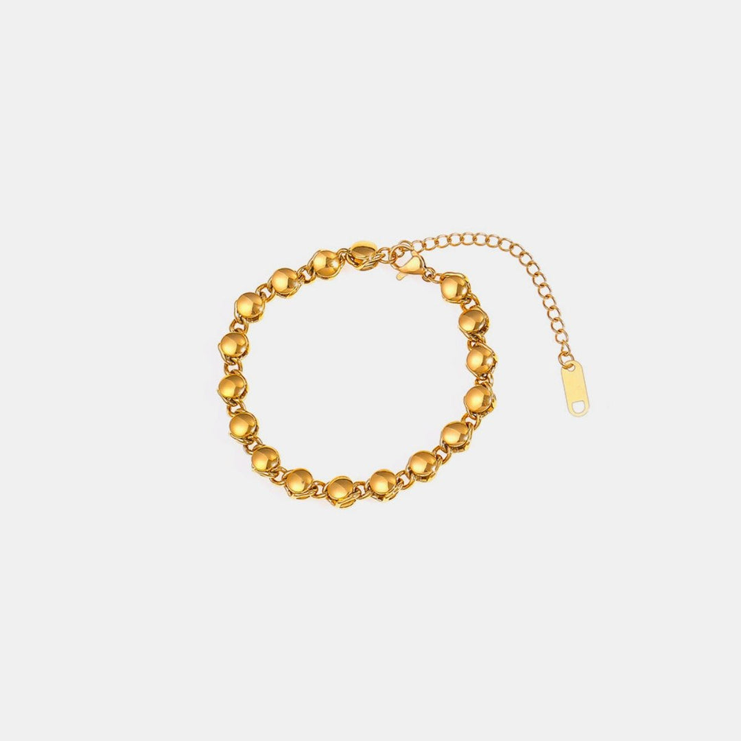 18K Gold - Plated Titanium Steel Bracelet - SharpDuds