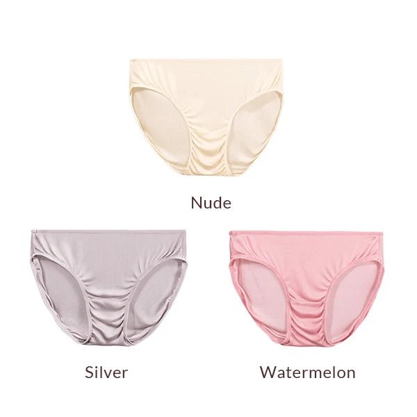 3pcs/lot 100% Natural silk Low-rise Panties - www.SharpDuds.com