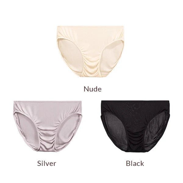 3pcs/lot 100% Natural silk Low-rise Panties - www.SharpDuds.com