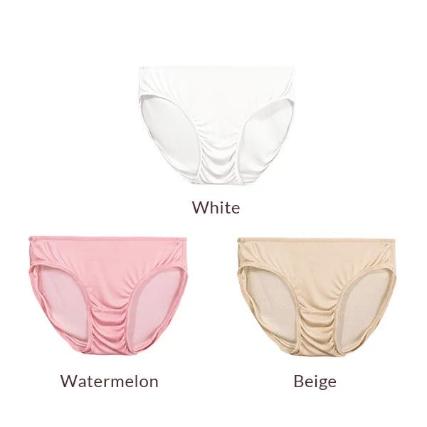 3pcs/lot 100% Natural silk Low-rise Panties - www.SharpDuds.com