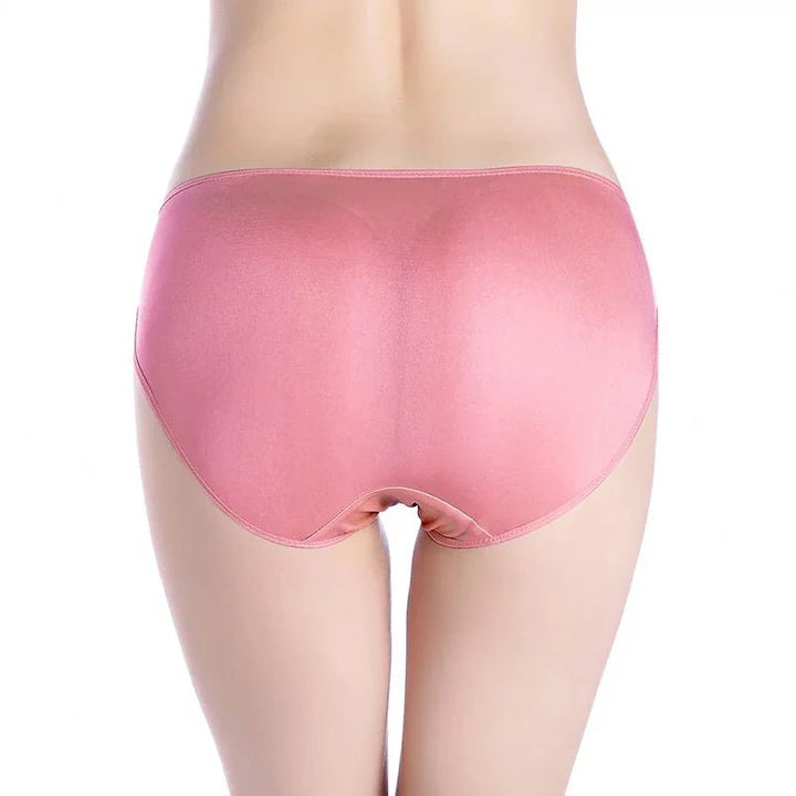 3pcs/lot 100% Natural silk Low-rise Panties - www.SharpDuds.com