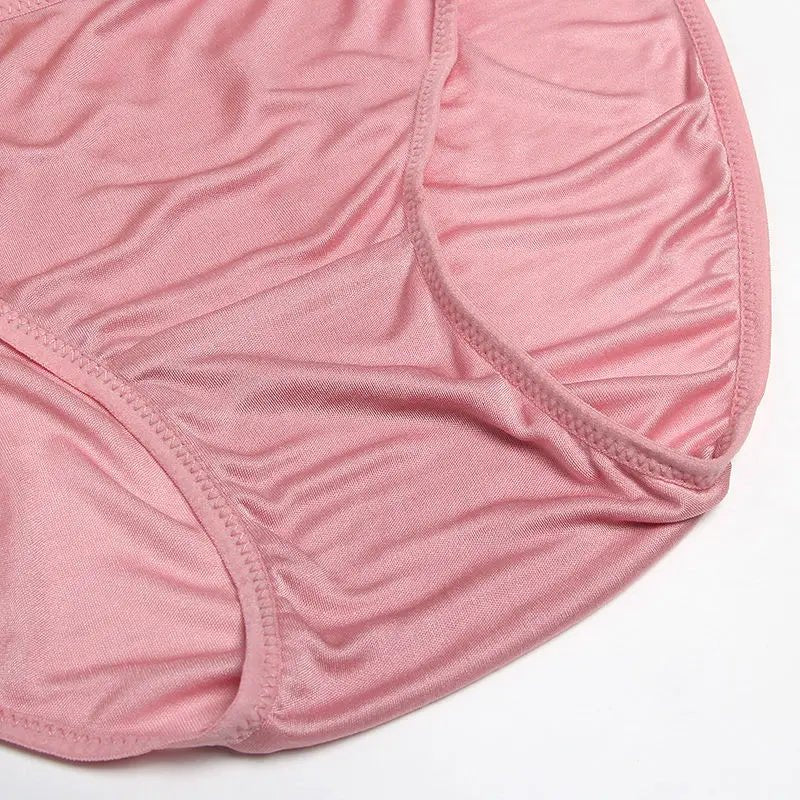 3pcs/lot 100% Natural silk Low-rise Panties - www.SharpDuds.com