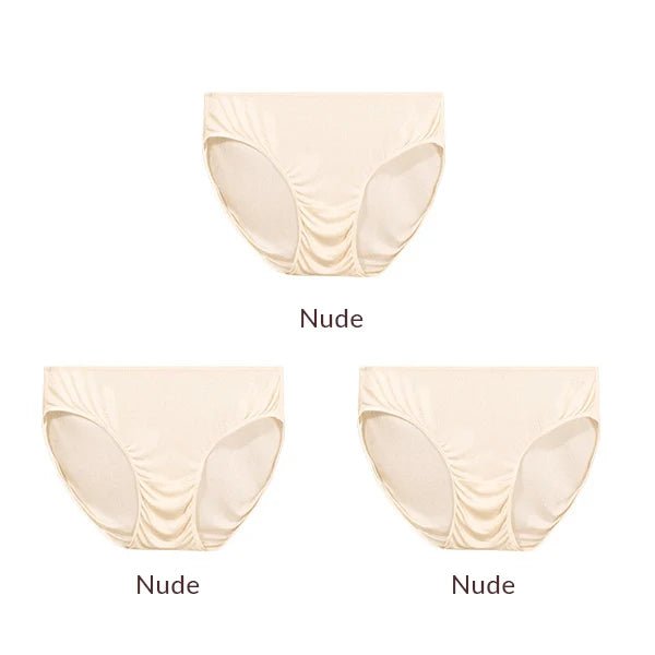 3pcs/lot 100% Natural silk Low-rise Panties - www.SharpDuds.com