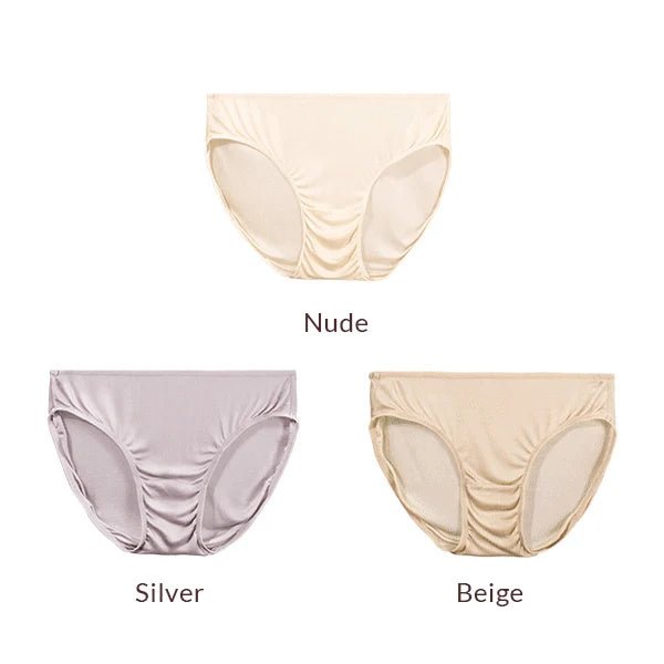 3pcs/lot 100% Natural silk Low-rise Panties - www.SharpDuds.com