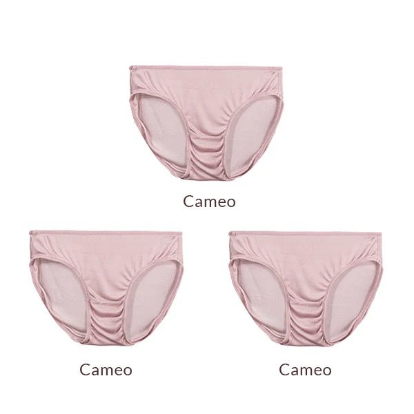 3pcs/lot 100% Natural silk Low-rise Panties - www.SharpDuds.com