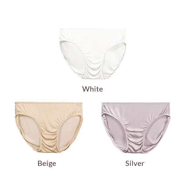 3pcs/lot 100% Natural silk Low-rise Panties - www.SharpDuds.com