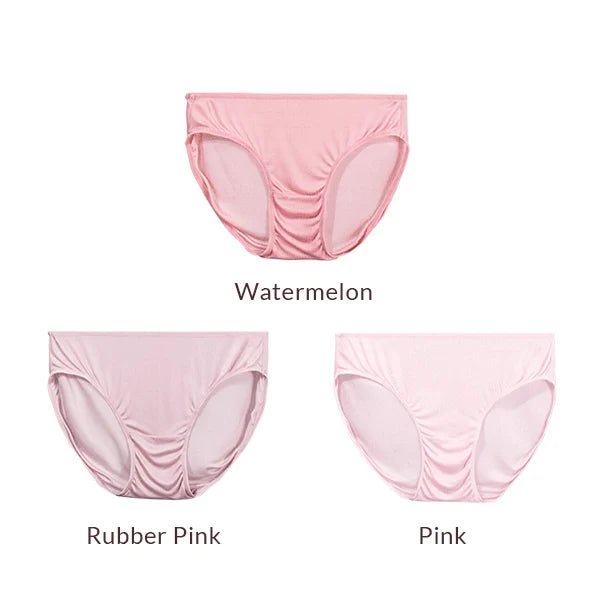 3pcs/lot 100% Natural silk Low-rise Panties - www.SharpDuds.com