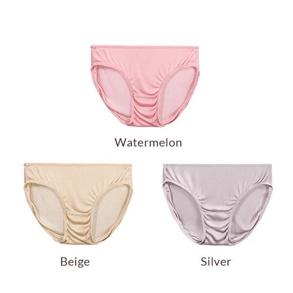 3pcs/lot 100% Natural silk Low-rise Panties - www.SharpDuds.com