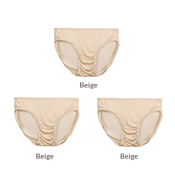 3pcs/lot 100% Natural silk Low-rise Panties - www.SharpDuds.com