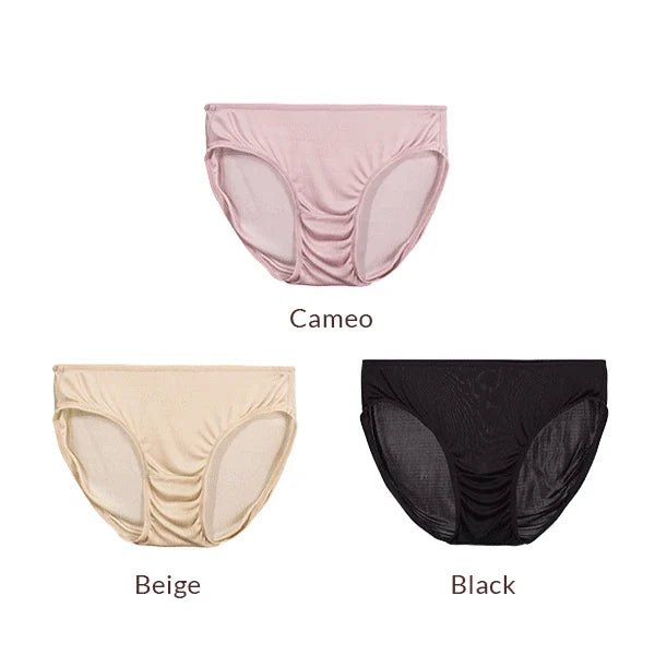 3pcs/lot 100% Natural silk Low-rise Panties - www.SharpDuds.com