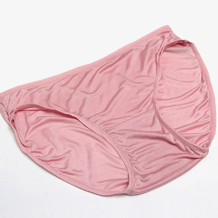 3pcs/lot 100% Natural silk Low-rise Panties - www.SharpDuds.com