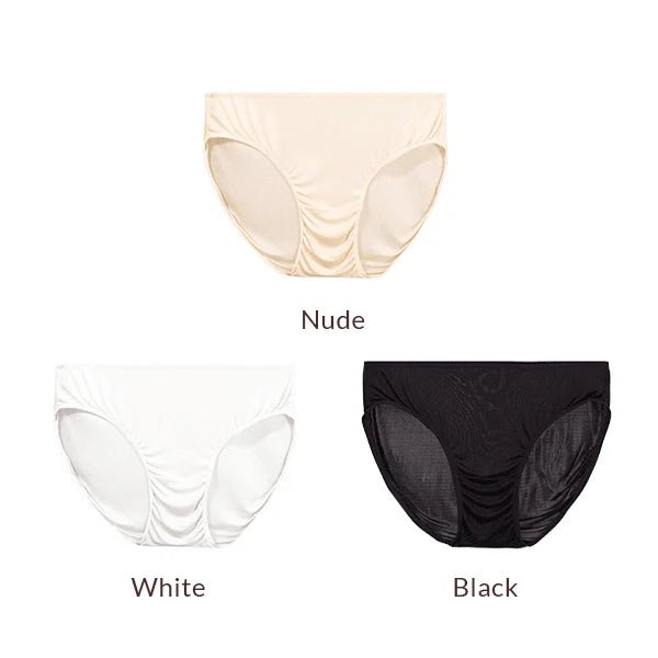 3pcs/lot 100% Natural silk Low-rise Panties - www.SharpDuds.com