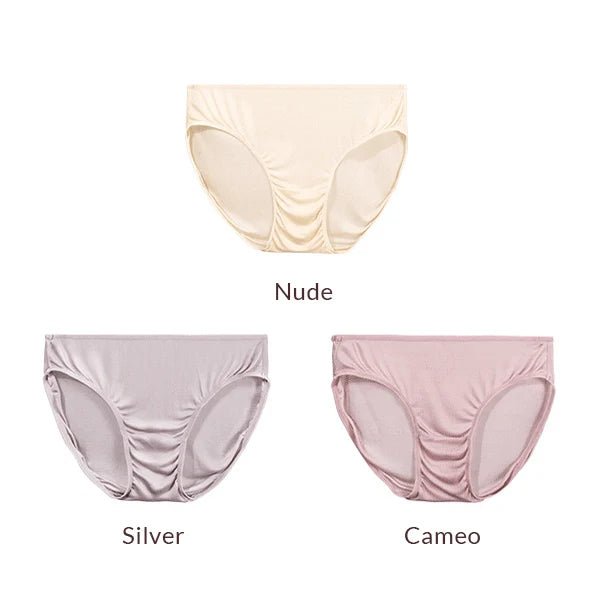 3pcs/lot 100% Natural silk Low-rise Panties - www.SharpDuds.com