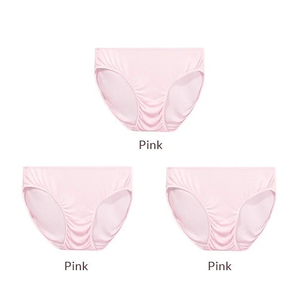 3pcs/lot 100% Natural silk Low-rise Panties - www.SharpDuds.com