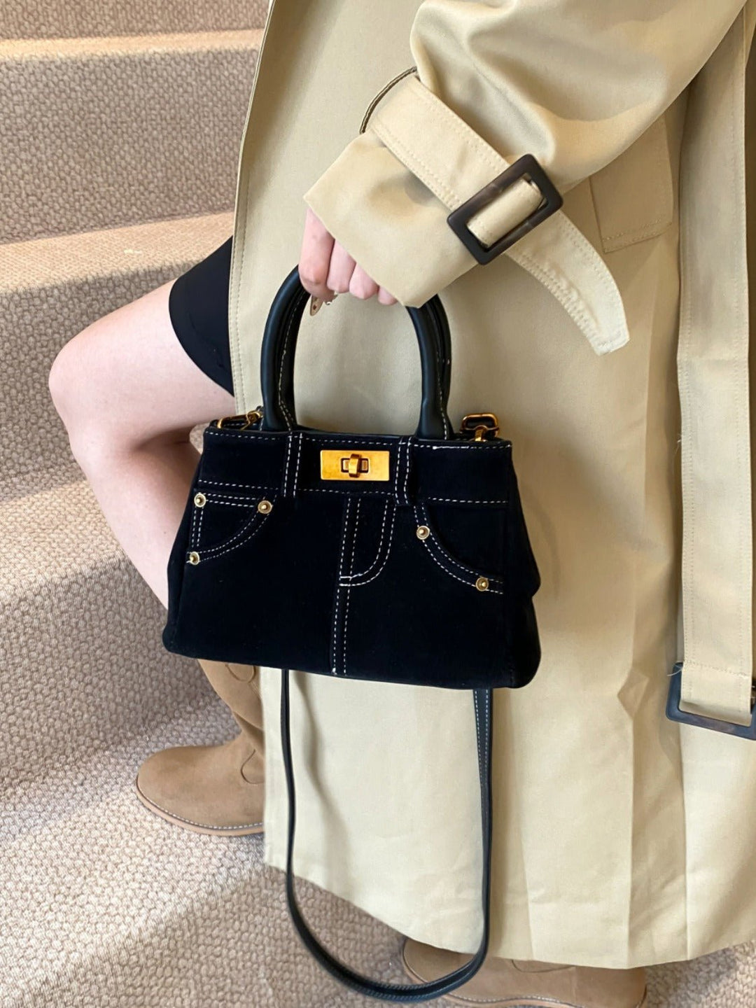 Adjustable Strap Double - Use Handbag - SharpDuds