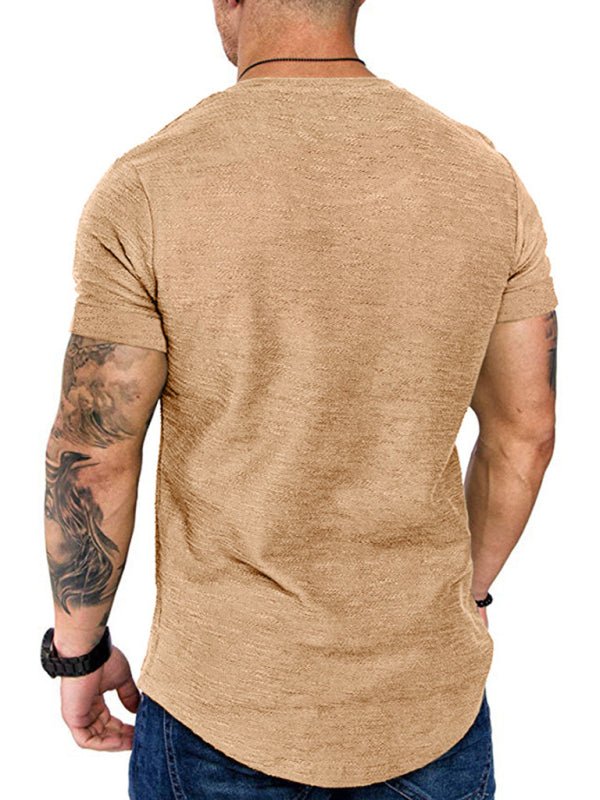 Basic Comfortable Round Neck Tee - SharpDuds