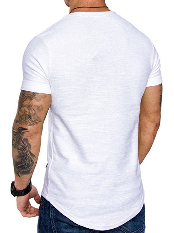 Basic Comfortable Round Neck Tee - SharpDuds