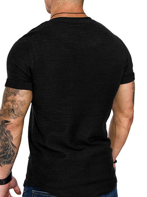 Basic Comfortable Round Neck Tee - SharpDuds