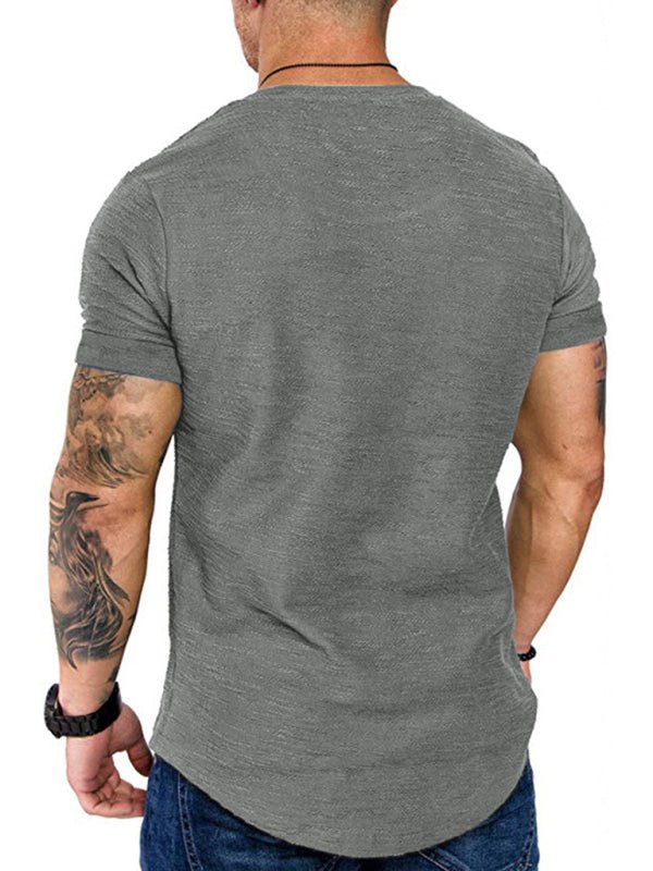 Basic Comfortable Round Neck Tee - SharpDuds