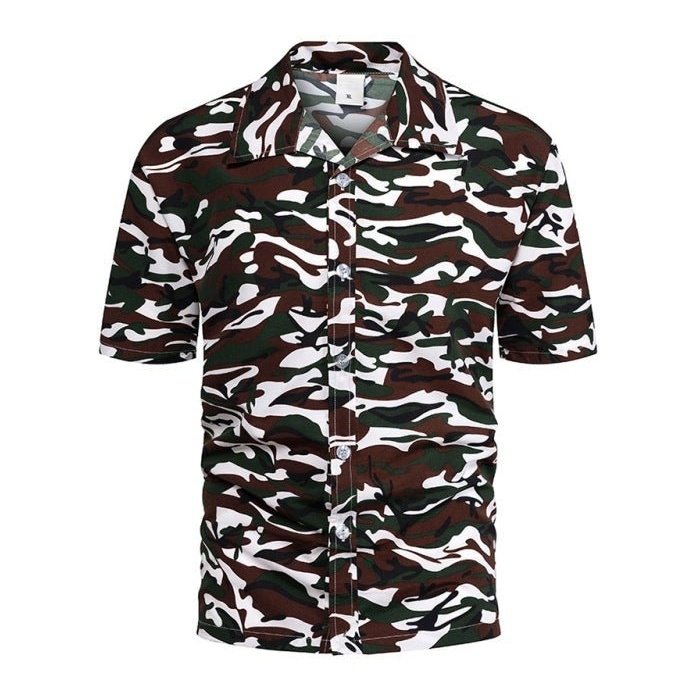 Blooming Grove Short Sleeve Button-Up Shirt - SharpDuds.com