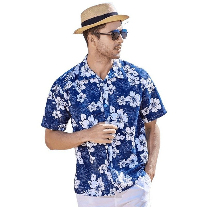 Blooming Grove Short Sleeve Button-Up Shirt - SharpDuds.com