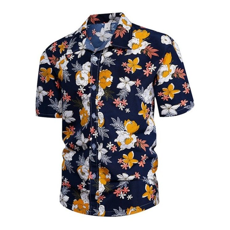 Blooming Grove Short Sleeve Button-Up Shirt - SharpDuds.com