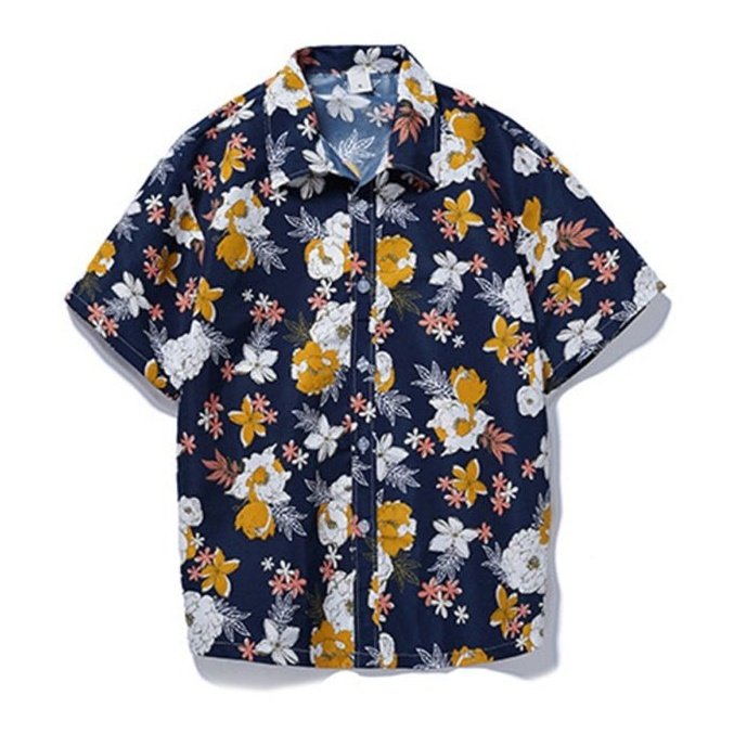 Blooming Grove Short Sleeve Button-Up Shirt - SharpDuds.com