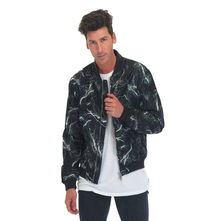 BOLT BOMBER JACKET - www.SharpDuds.com