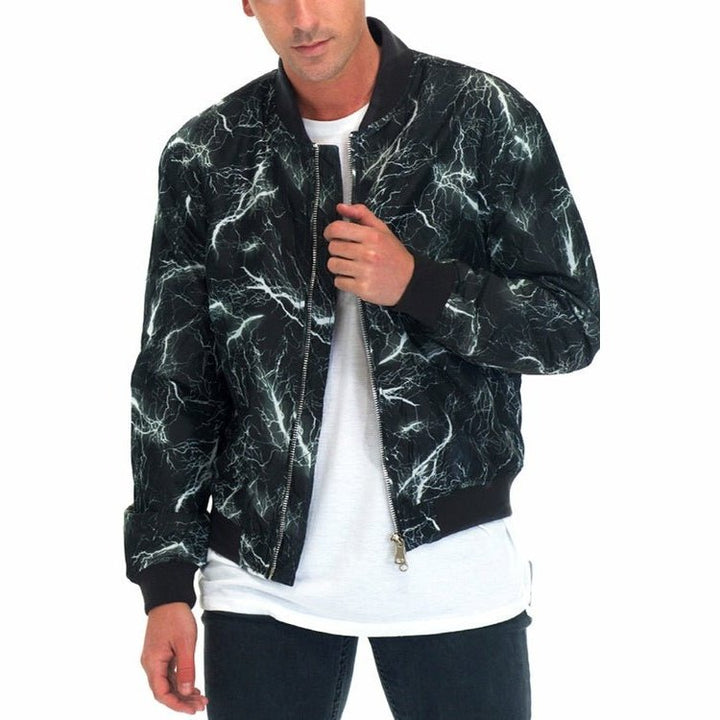 BOLT BOMBER JACKET - SharpDuds.com