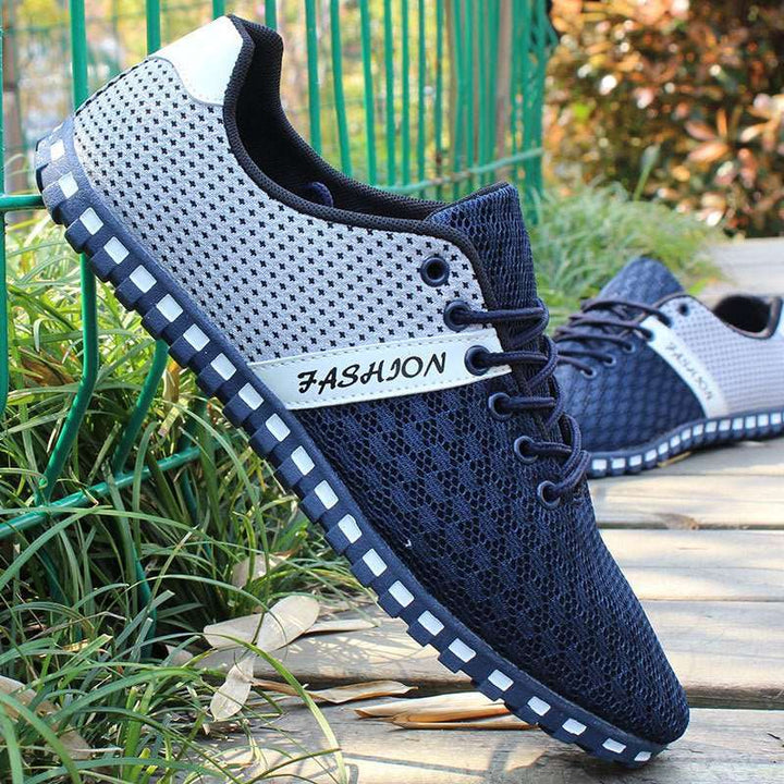 Breathable Casual Mesh Sneakers - www.SharpDuds.com