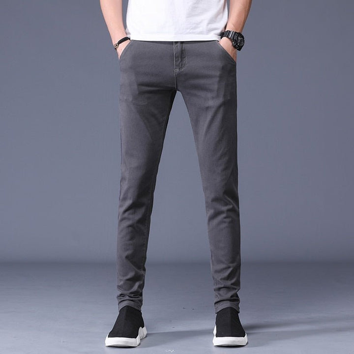 Business Fashion Flex Fit Khaki Pants - SharpDuds.com