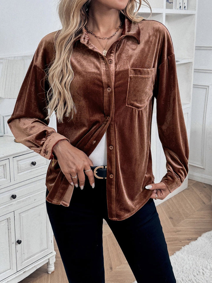 Button Up Long Sleeve Shirt - SharpDuds