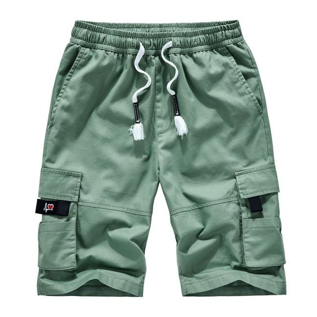 Camo Design Cotton Cargo Shorts - SharpDuds.com