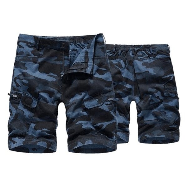 Camouflage Printed Cargo Shorts - SharpDuds.com