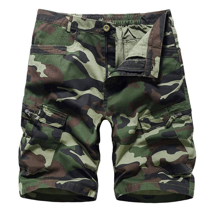 Camouflage Printed Cargo Shorts - SharpDuds.com