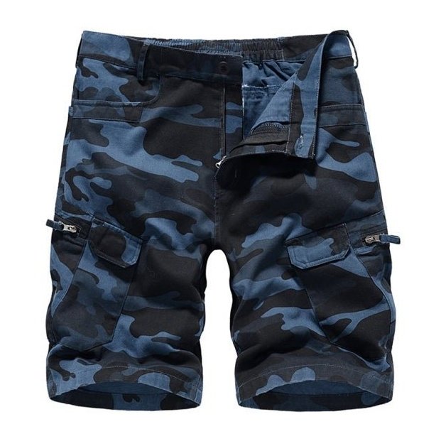 Camouflage Printed Cargo Shorts - SharpDuds.com