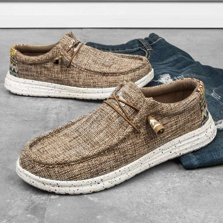 Canvas Breathable Lightweight Boat Shoes - www.SharpDuds.com