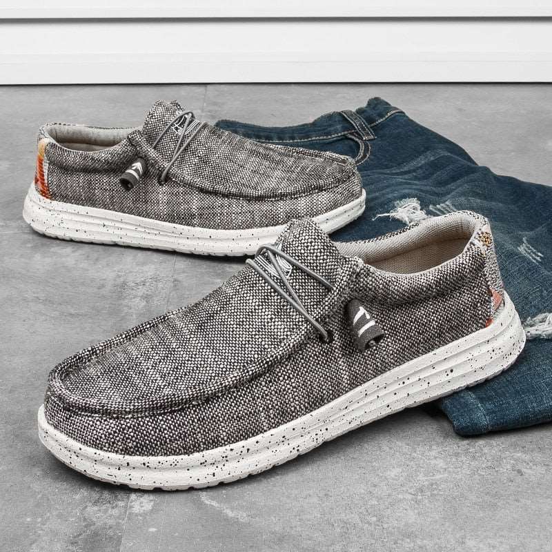 Canvas Breathable Lightweight Boat Shoes - www.SharpDuds.com