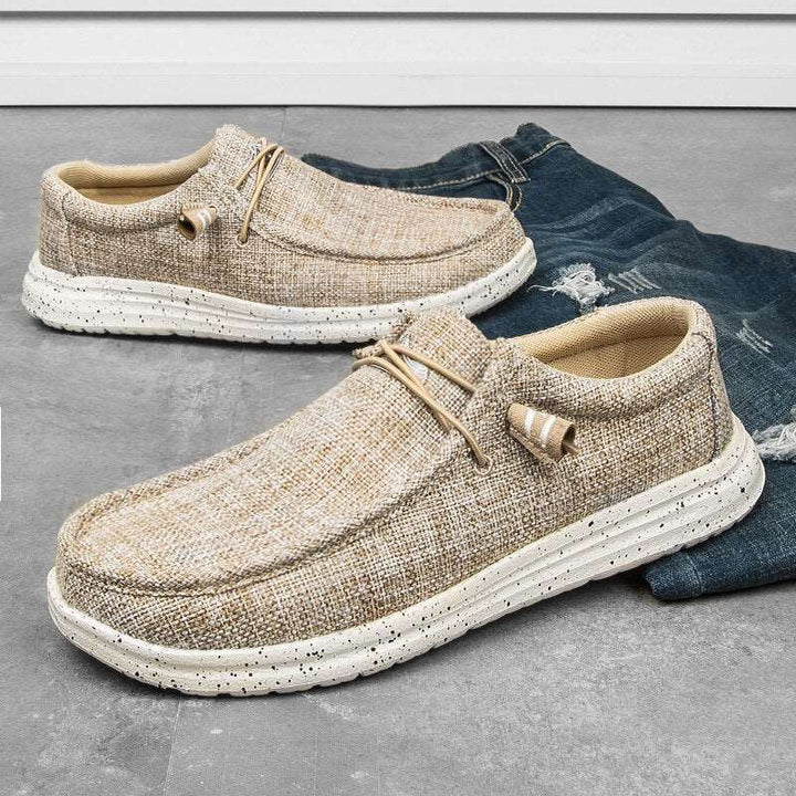 Canvas Breathable Lightweight Boat Shoes - www.SharpDuds.com