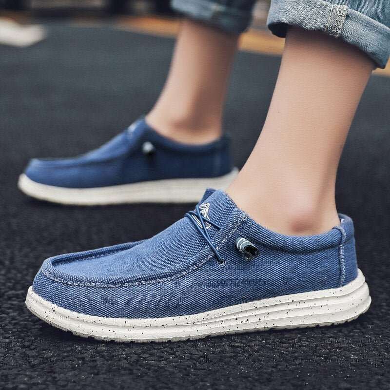 Canvas Breathable Lightweight Boat Shoes - www.SharpDuds.com