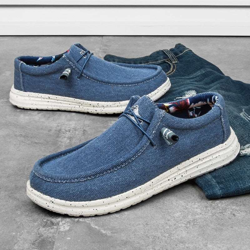 Canvas Breathable Lightweight Boat Shoes - www.SharpDuds.com