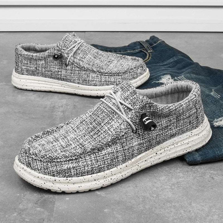 Canvas Breathable Lightweight Boat Shoes - www.SharpDuds.com