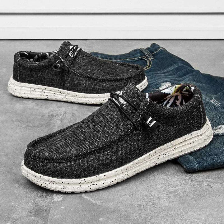 Canvas Breathable Lightweight Boat Shoes - www.SharpDuds.com