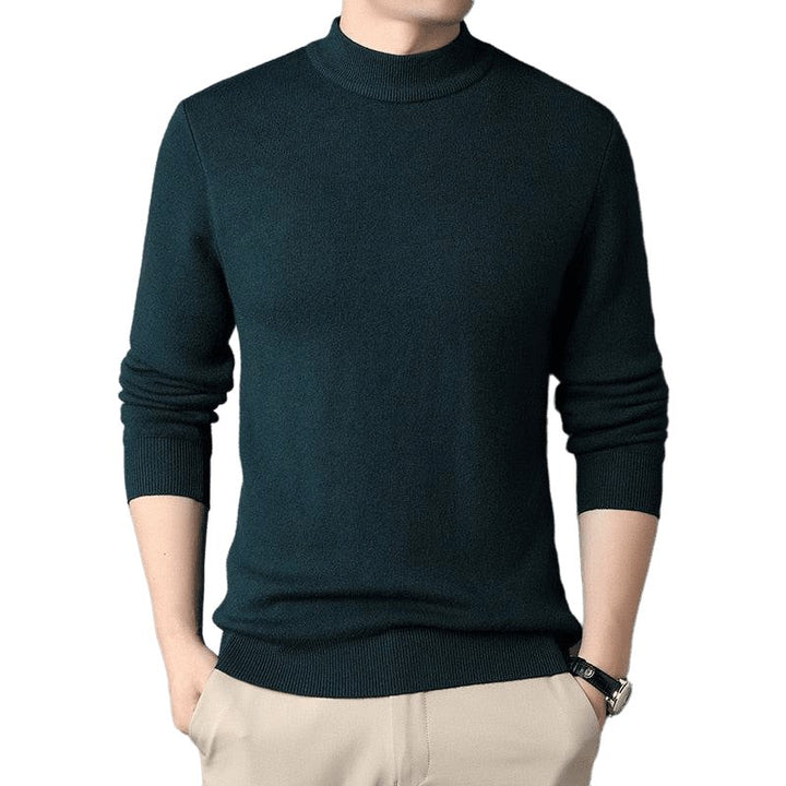 Cashmere Sweater Half Turtleneck Sweaters - SharpDuds.com