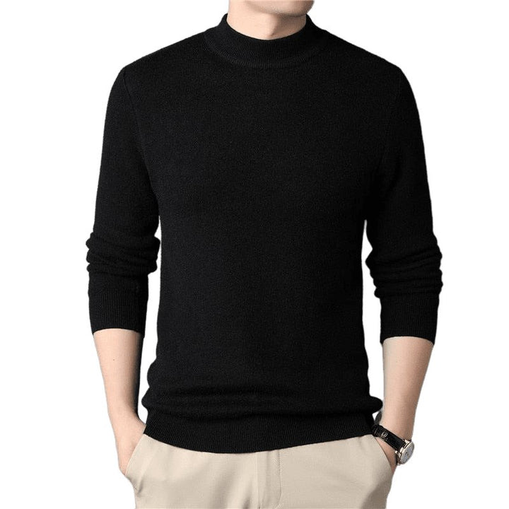 Cashmere Sweater Half Turtleneck Sweaters - SharpDuds.com