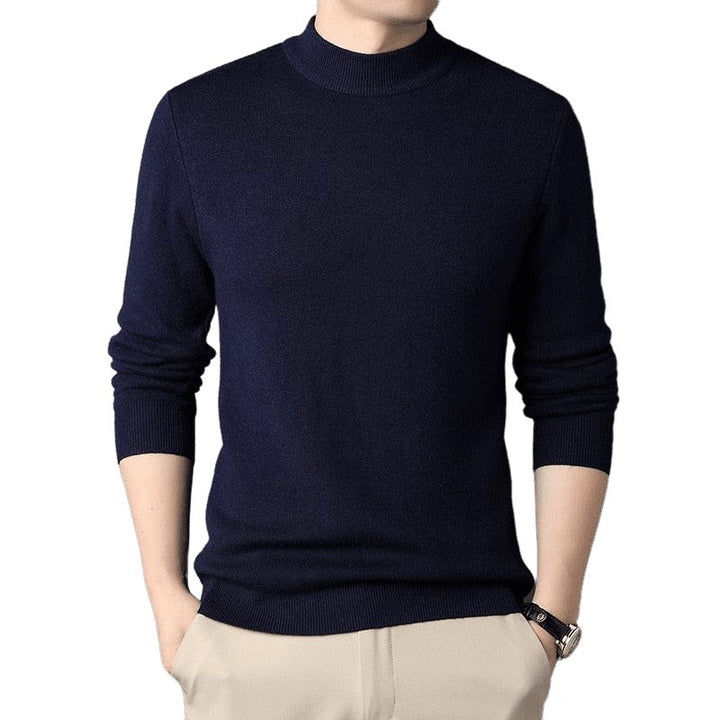 Cashmere Sweater Half Turtleneck Sweaters - SharpDuds.com