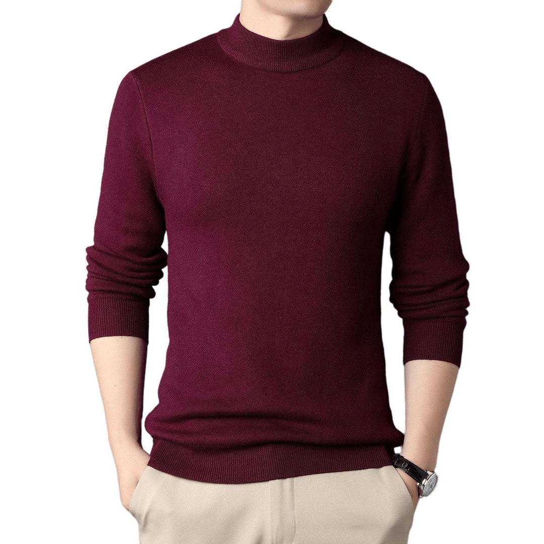 Cashmere Sweater Half Turtleneck Sweaters - www.SharpDuds.com