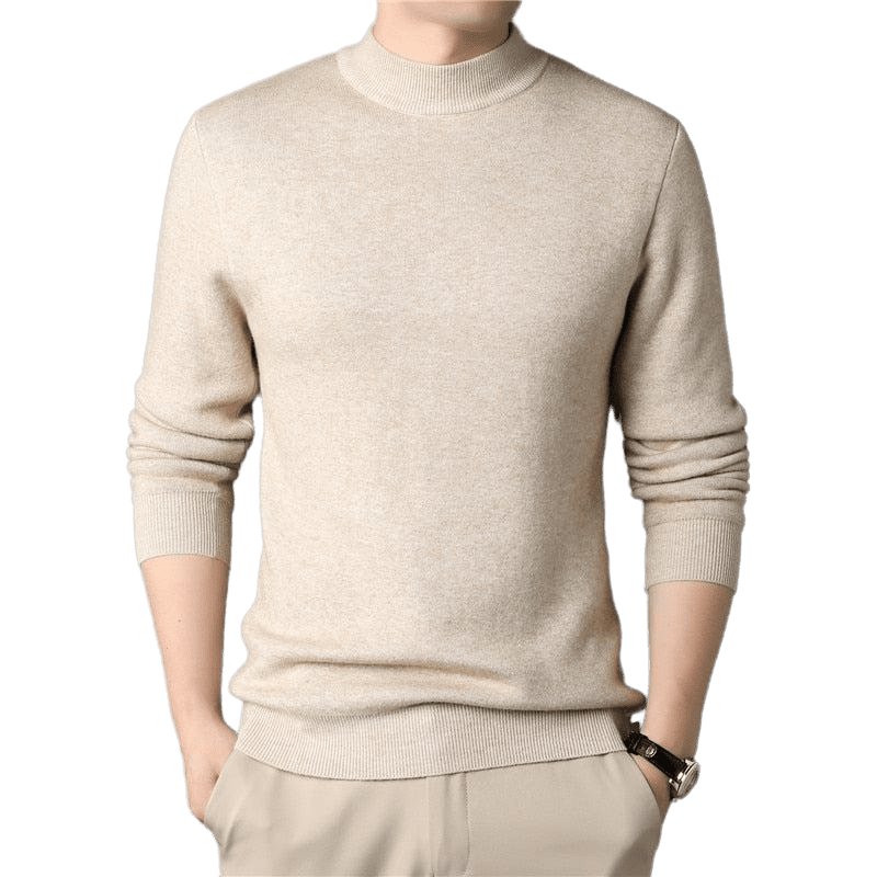 Cashmere Sweater Half Turtleneck Sweaters - SharpDuds.com