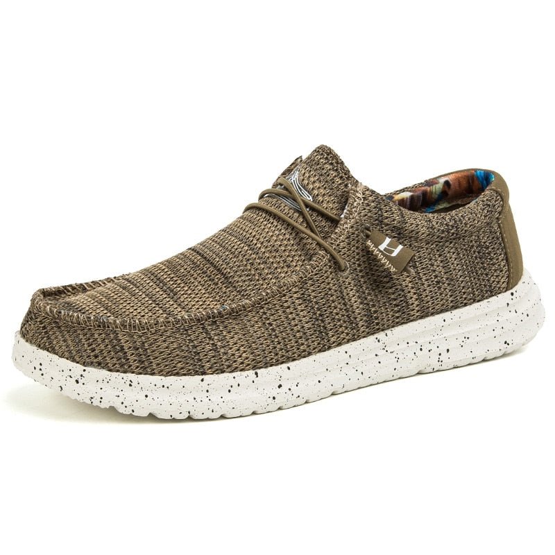 Casual Denim Canvas Breathable Slip-on Shoes - SharpDuds.com