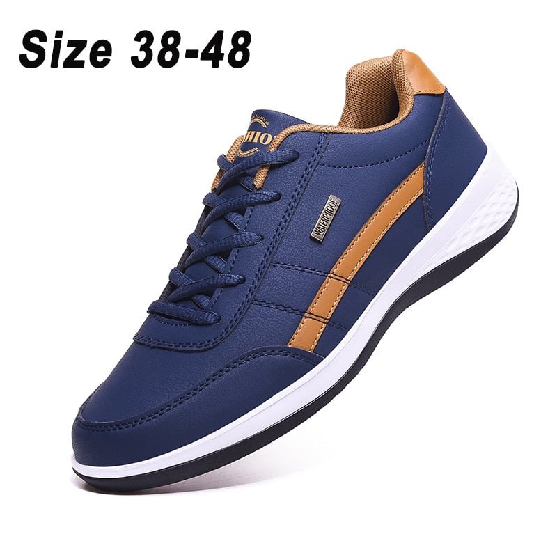 Casual Leather Italian Breathable Leisure Shoes - SharpDuds.com